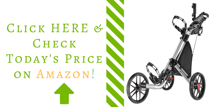 CaddyTek EZ-Fold 3 Wheel Golf Push Cart Review - Honest Golfers
